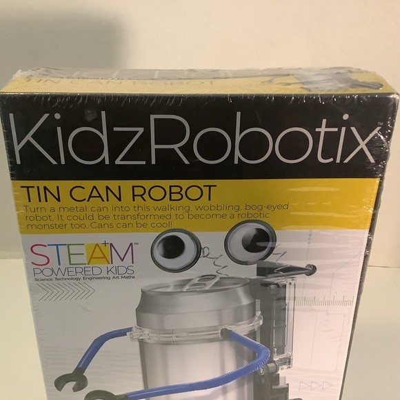 Kids Robotix Tin Can Robot Steam Powered Kids 4M - Picture 13 of 14